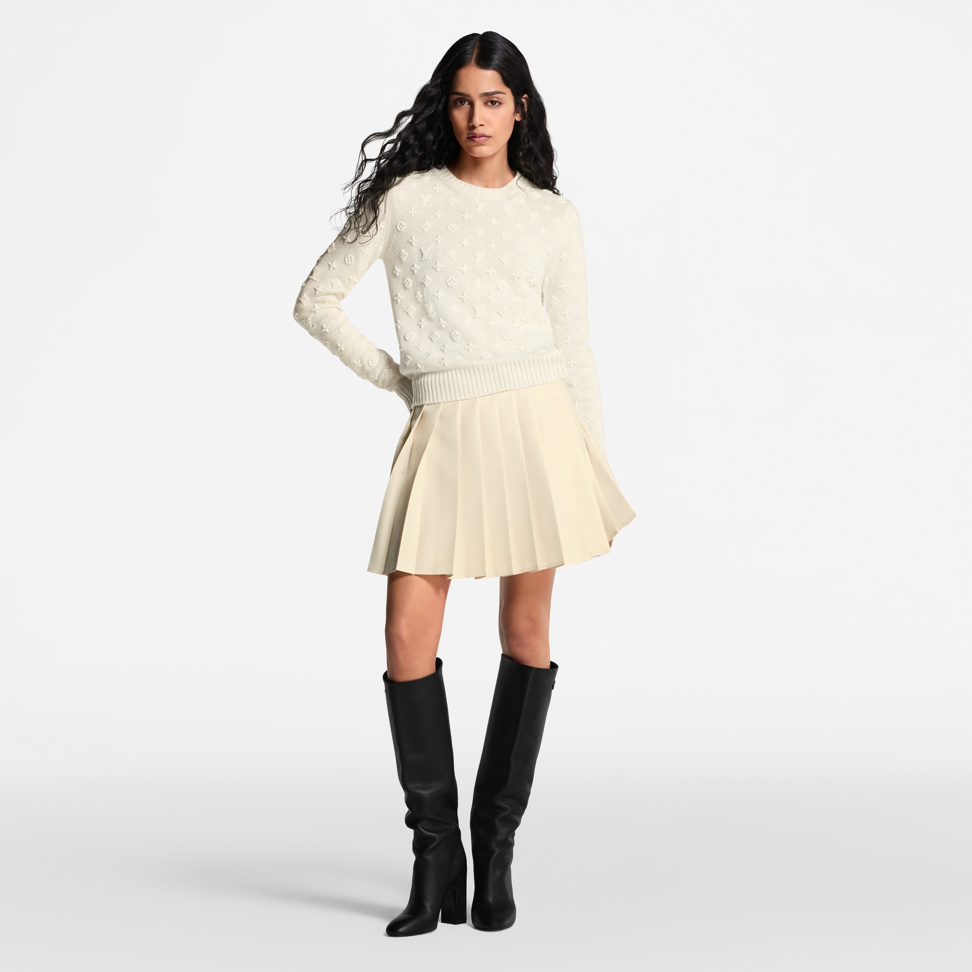 3D Monogram Knit Pullover - Ready-to-Wear | LOUIS VUITTON